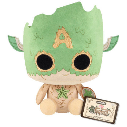 Marvel 85th Anniversary - We Are Groot - Groot Captain America 7 Inch Pop! Plush