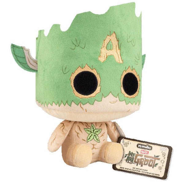 Marvel 85th Anniversary - We Are Groot - Groot Captain America 7 Inch Pop! Plush