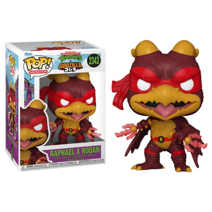 Godzilla x Teenage Mutant Ninja Turtles - Raphael x Rodan Pop! Vinyl