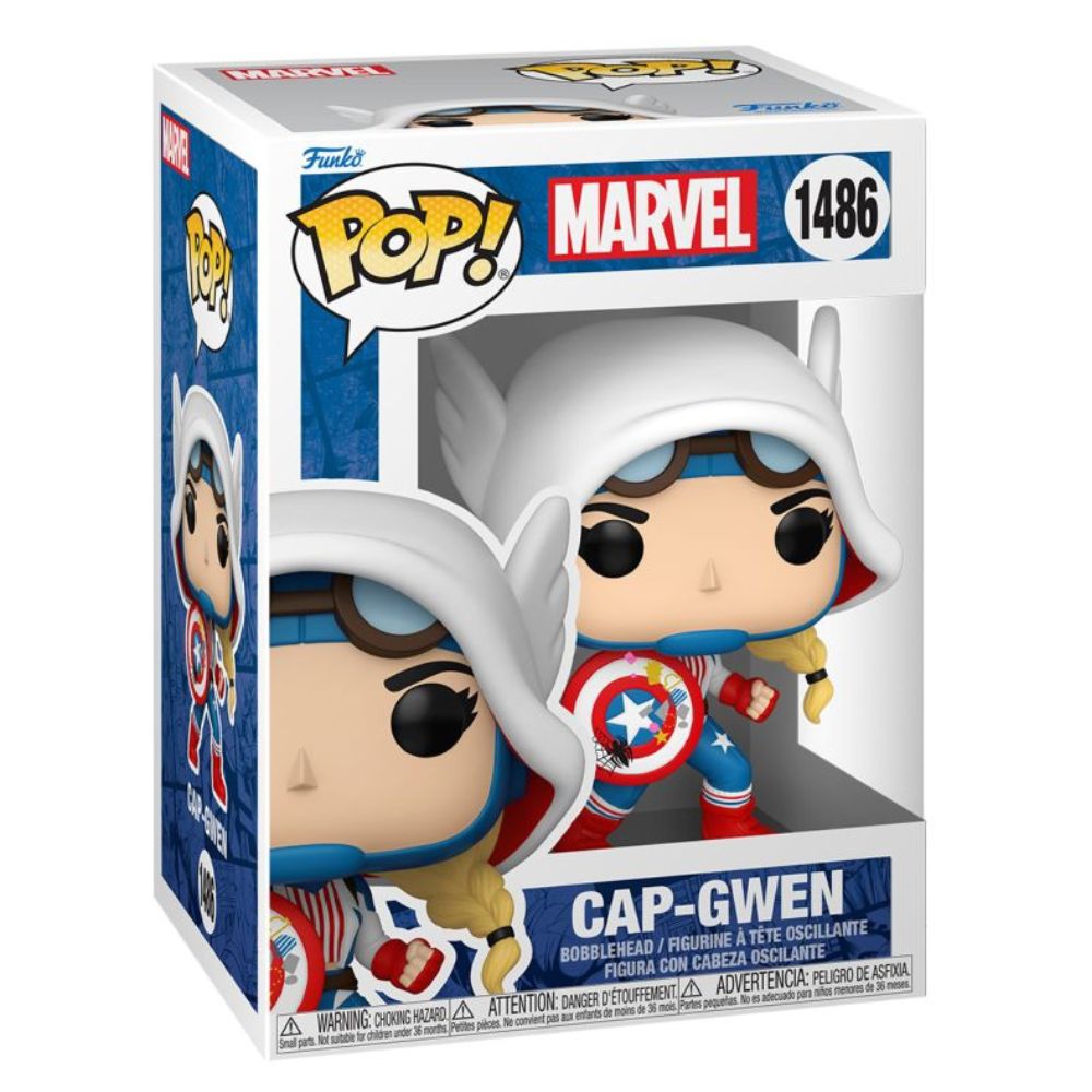 Marvel Comics: Spider-Gwen: Gwenverse (2022) - Captain America Gwen Pop! Vinyl