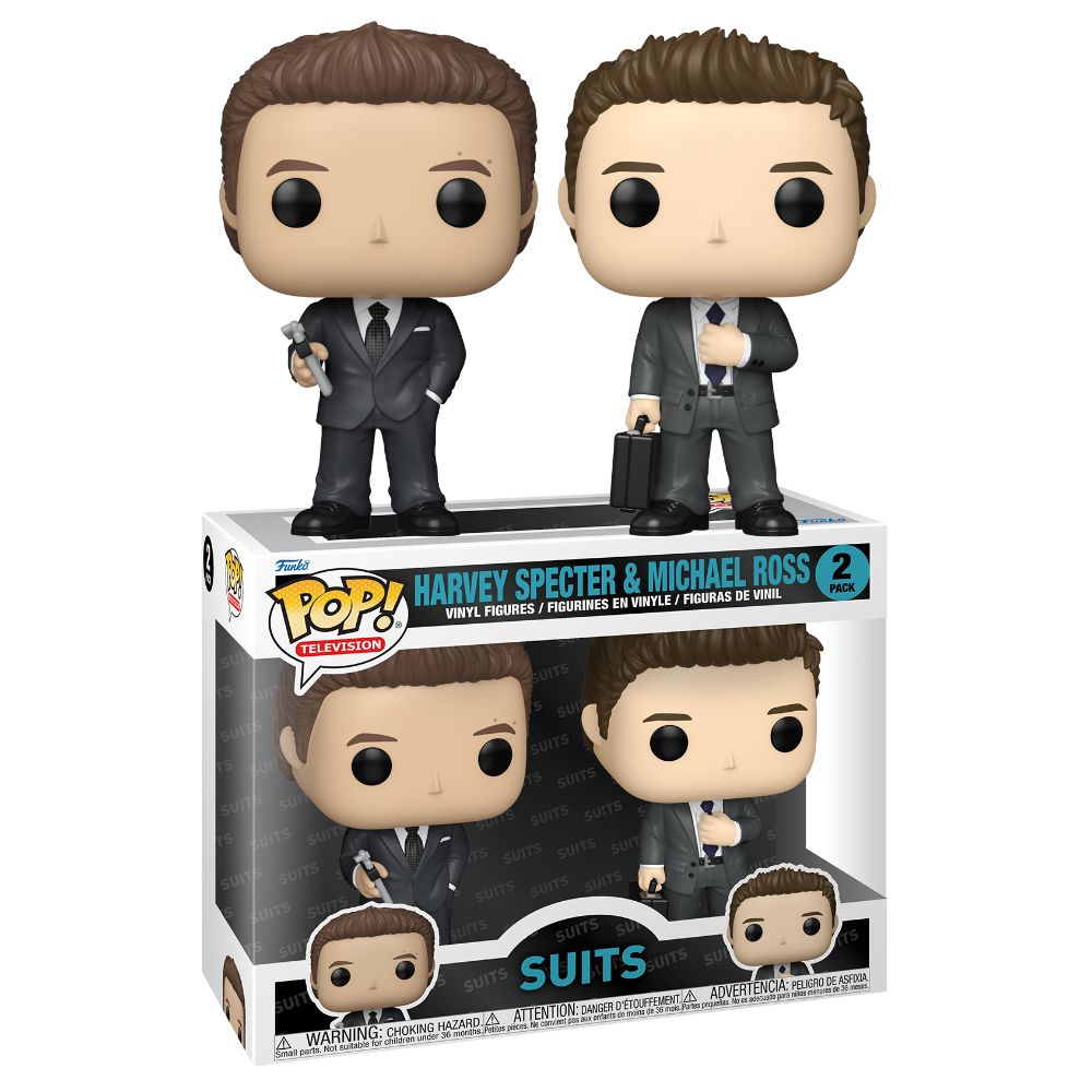 Suits - Harvey Specter & Michael Ross Pop! Vinyl 2 Pack