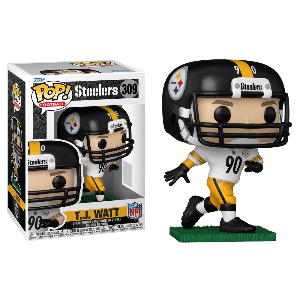 NFL Football - TJ Watt (Away Uniform) Pittsburgh Steelers Pop! Vinyl