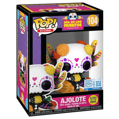Dia de Los Muertos - Ajolote Glow in the Dark US Exclusive Pop! Vinyl