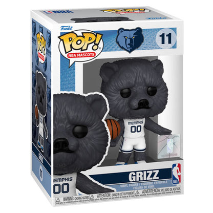 NBA: Mascots - Grizz Memphis Grizzlies Pop! Vinyl