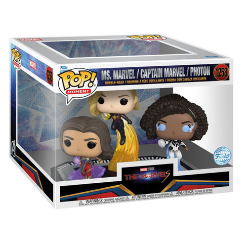 Image of The Marvels (2023) - Ms. Marvel Captain Marvel & Photon US Exclusive Pop! Movie Moment