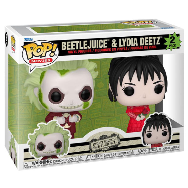 Beetlejuice Beetlejuice - Beetlejuice & Lydia Deetz Pop! Vinyl 2 Pack