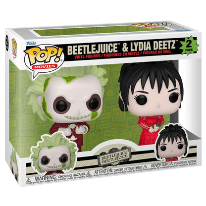 Beetlejuice Beetlejuice - Beetlejuice & Lydia Deetz Pop! Vinyl 2 Pack