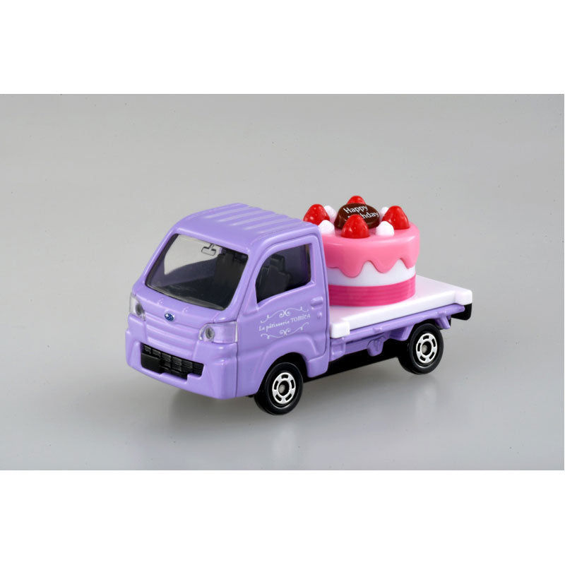 Tomica (Regular) No. 027 Subaru Samber Cake Truck - 1:55 Scale Diecast Vehicle