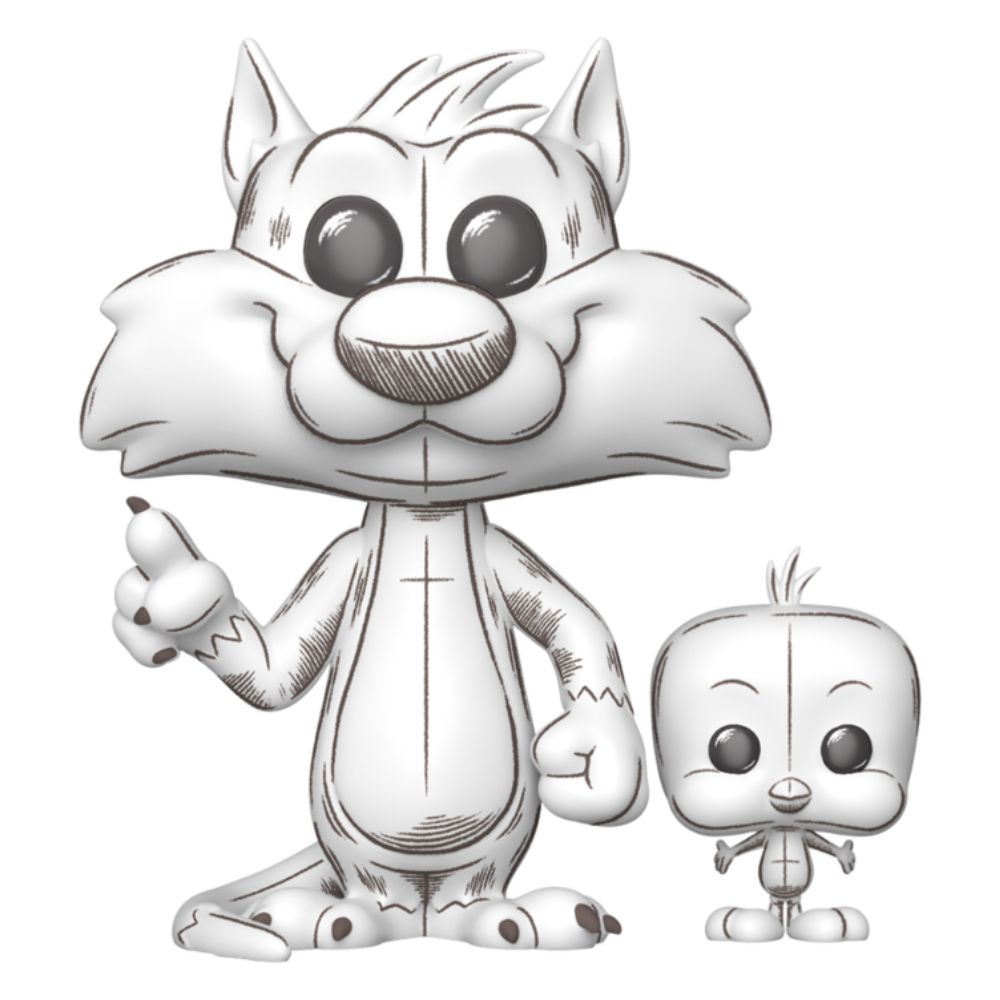 Looney Tunes: Sketched - Sylvester & Tweety Pop! Vinyl
