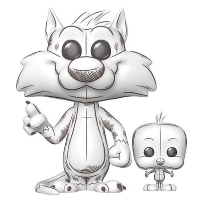 Looney Tunes: Sketched - Sylvester & Tweety Pop! Vinyl