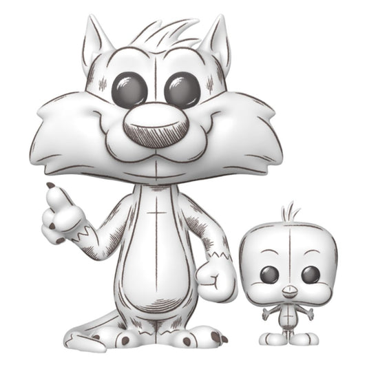 Looney Tunes: Sketched - Sylvester & Tweety Pop! Vinyl