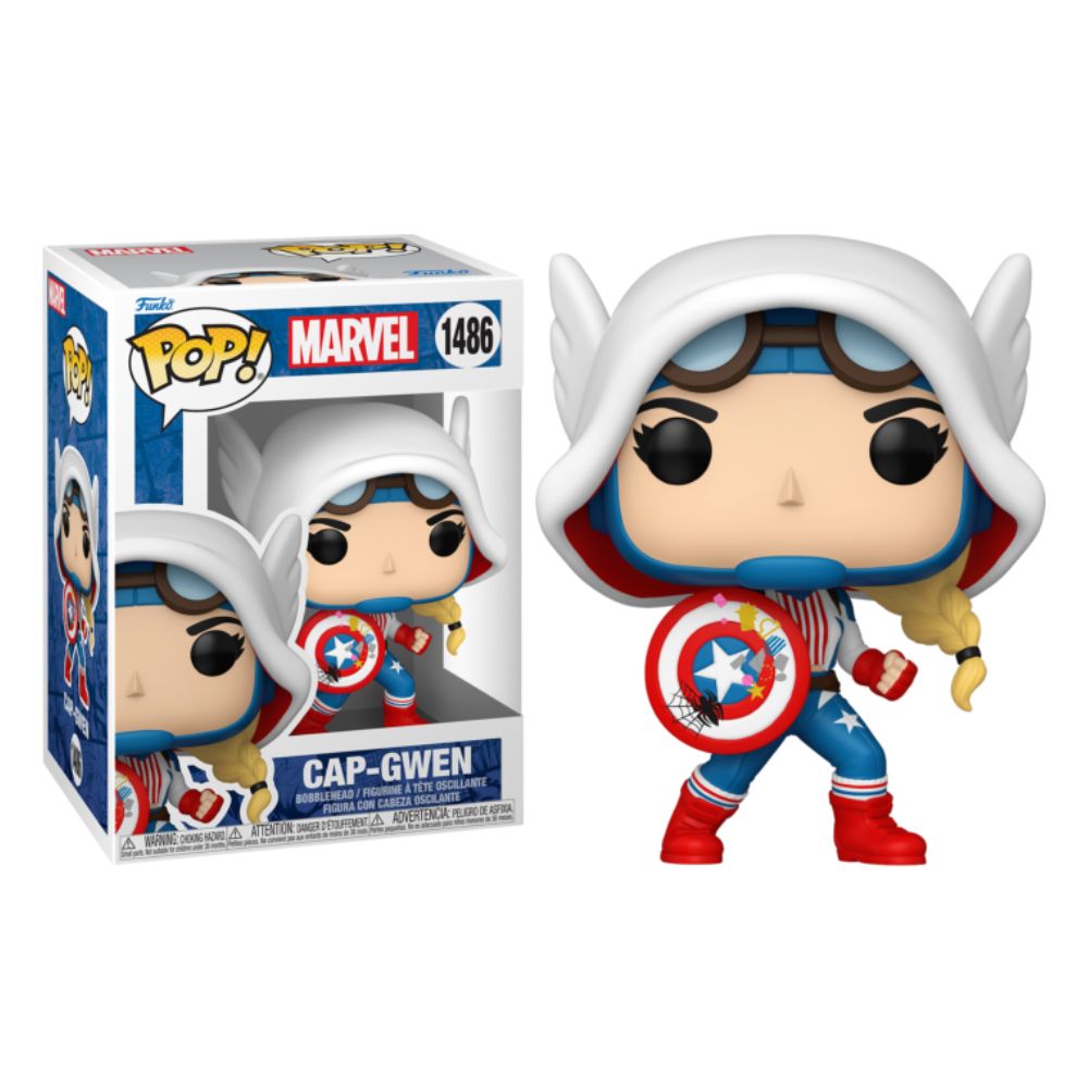 Marvel Comics: Spider-Gwen: Gwenverse (2022) - Captain America Gwen Pop! Vinyl