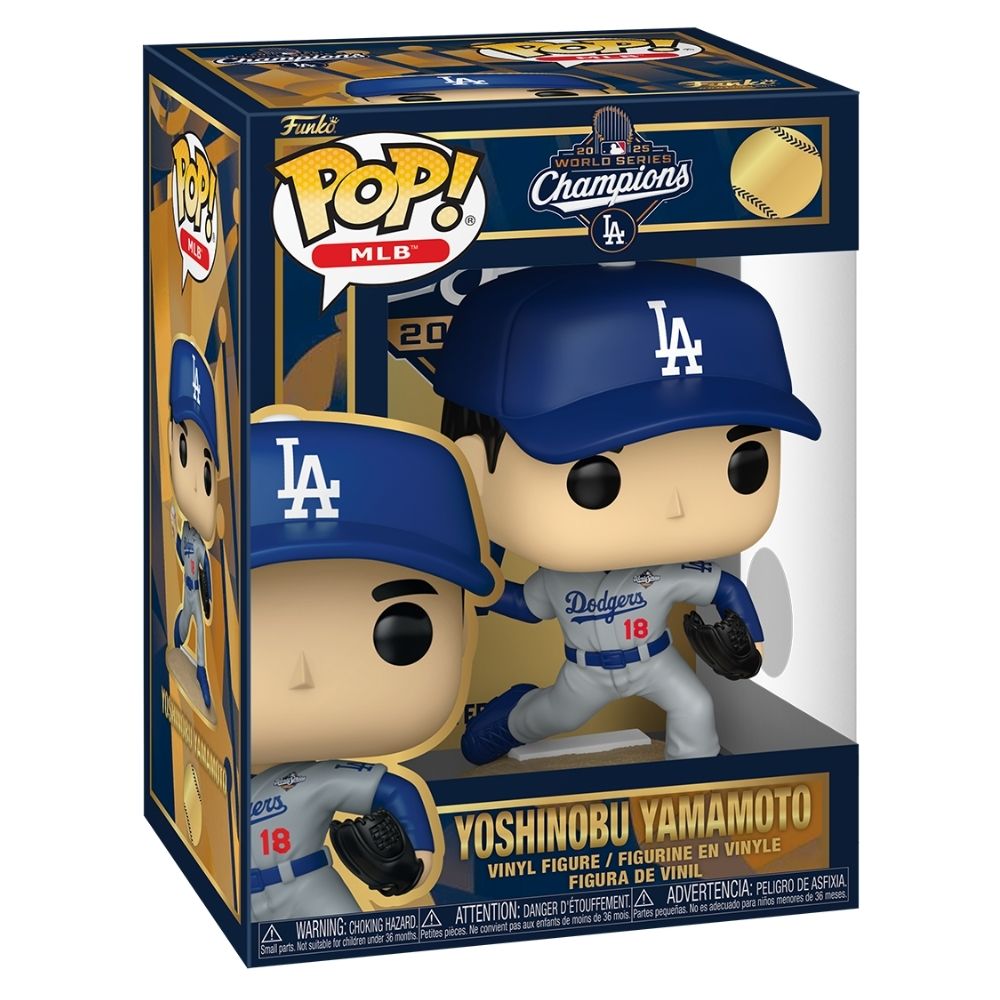 MLB Baseball: Los Angeles Dodgers - Yoshinobu Yamamoto (2025 World Series MVP) Pop! Vinyl