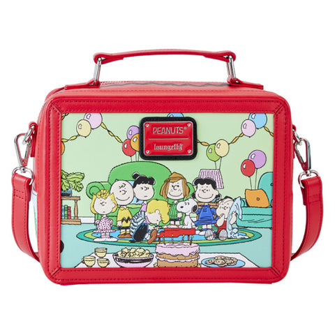 Image of Loungefly - Peanuts - Charlie Brown Lunchbox Crossbody