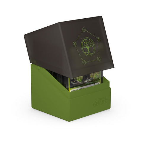 Image of Ultimate Guard Boulder Deck Case 100+ Druidic Secrets - Arbor (Olive Green)