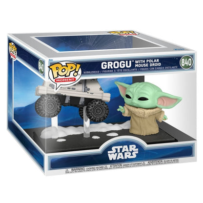 Star Wars: The Mandalorian & Grogu (2026) – Grogu with Polar Mouse Driod Pop! Vinyl Moment