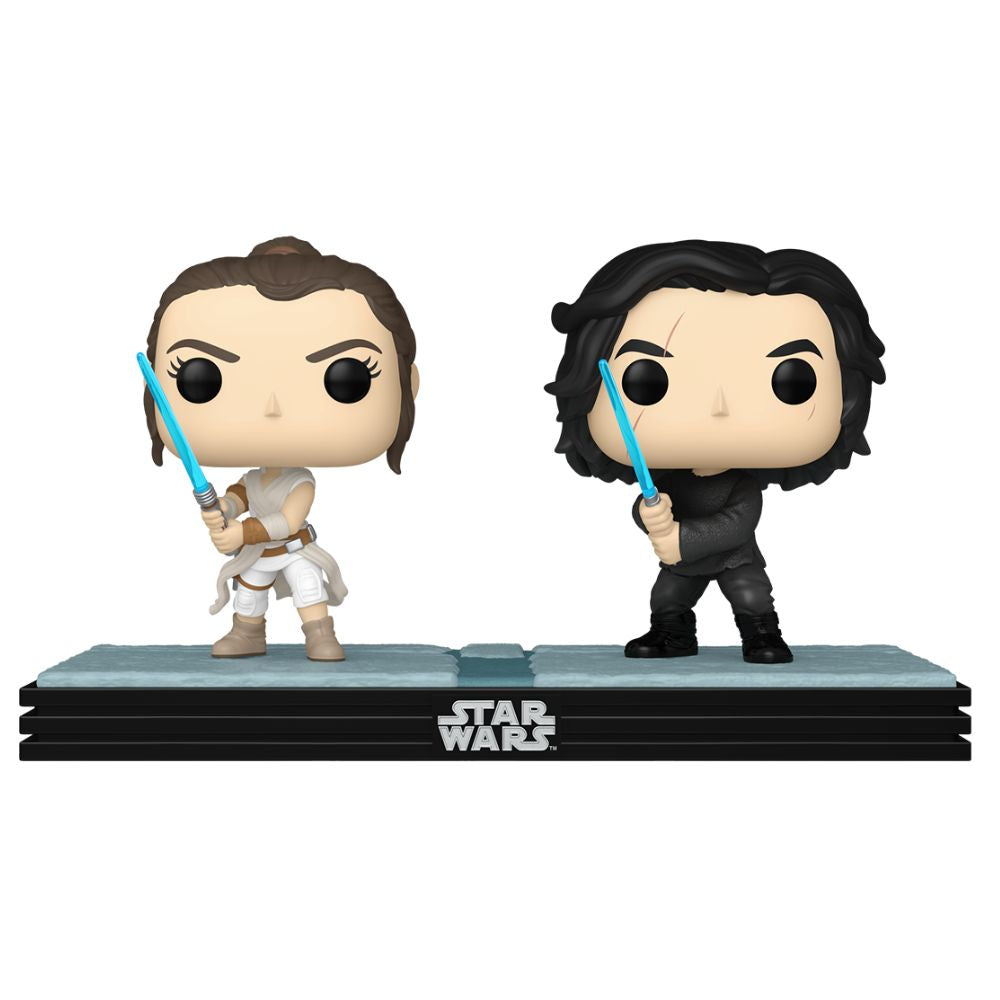 Star Wars - Rey & Kylo Ren Glow In The Dark US Exclusive Pop! Vinyl Moment