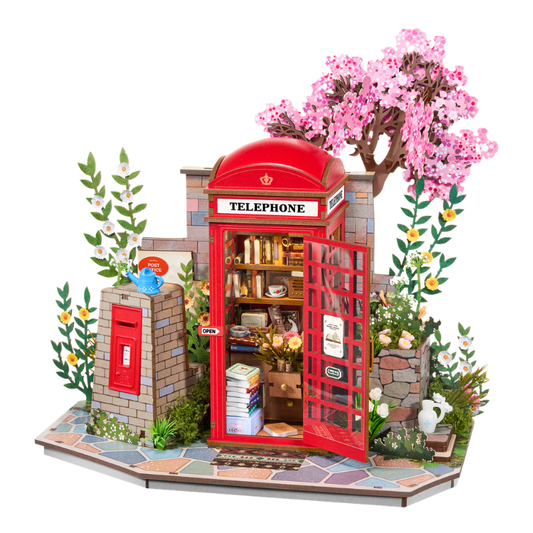 Robotime DIY Blossom Book Booth
