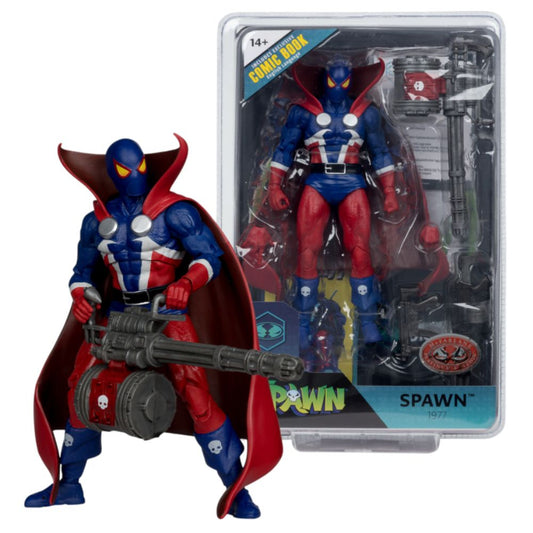 Spawn - 1977 Spawn 7 Inch Action Figure with Comic