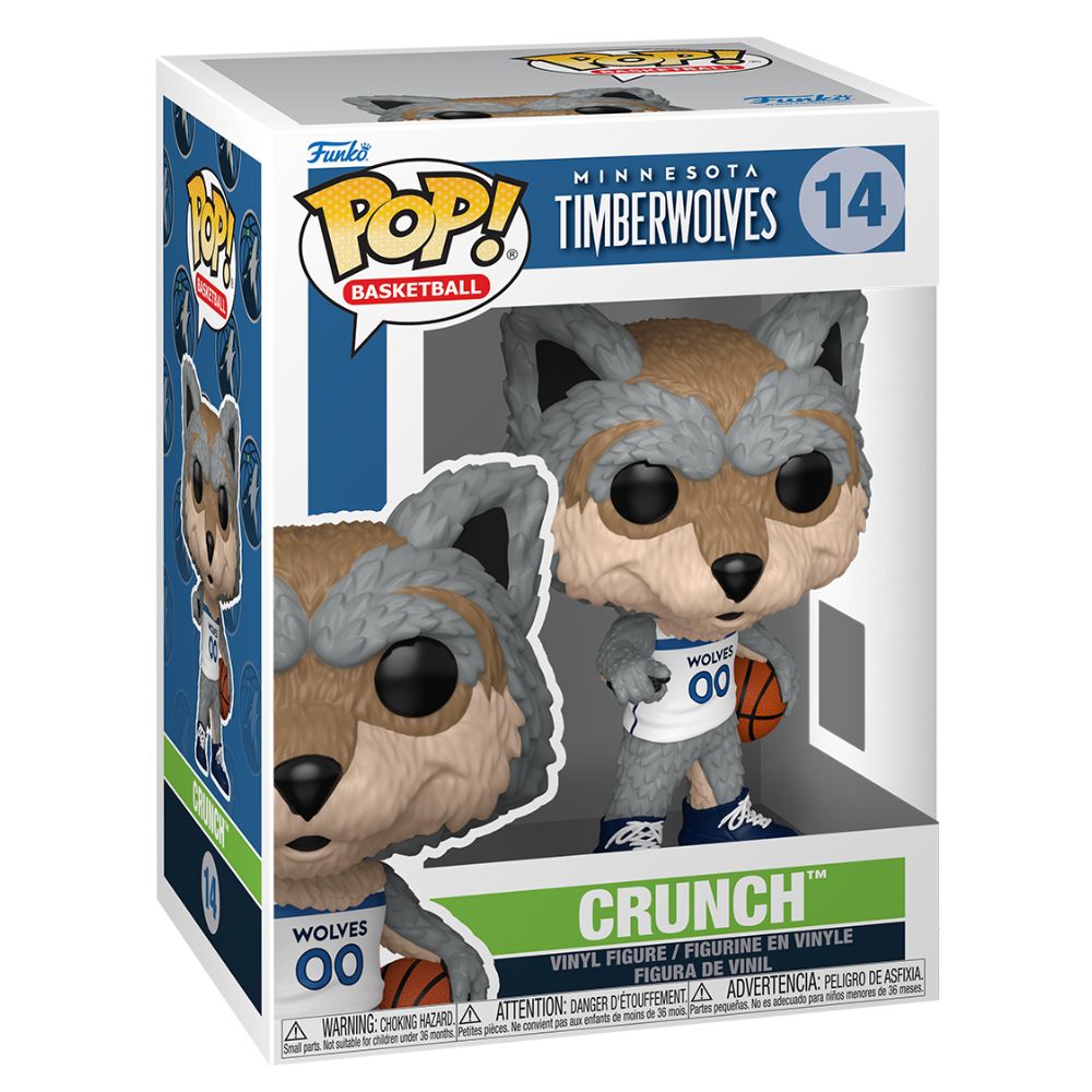 NBA Basketball: Mascots - Crunch Minnesota Timberwolves Pop! Vinyl