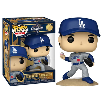 MLB Baseball: Los Angeles Dodgers - Yoshinobu Yamamoto (2025 World Series MVP) Pop! Vinyl