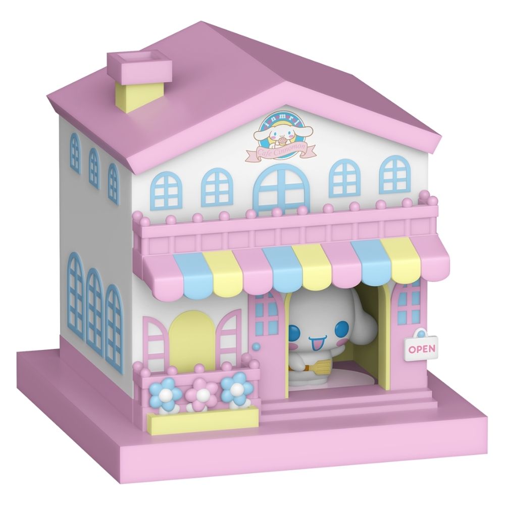 Hello Kitty and Friends - Chef Cinnamoroll with Café Cinnamoroll Bitty Pop! Town
