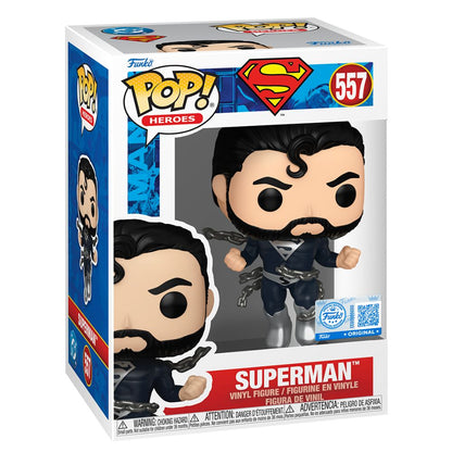 DC Comics - Superman: Lois &amp; Clark - Superman (Black Suit) US Exclusive Pop! Vinyl