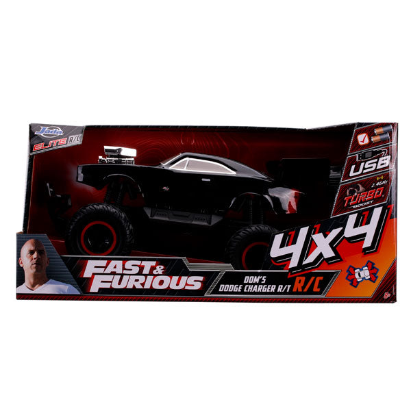 Fast Furious Dom s 1970 Dodge Charger Elite Off Road Black 1 12 Remote Control Car Gametraders Rouse Hill