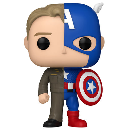 Marvel: Split - Captain America Steve Rogers Pop! Vinyl