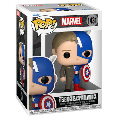 Marvel: Split - Captain America Steve Rogers Pop! Vinyl