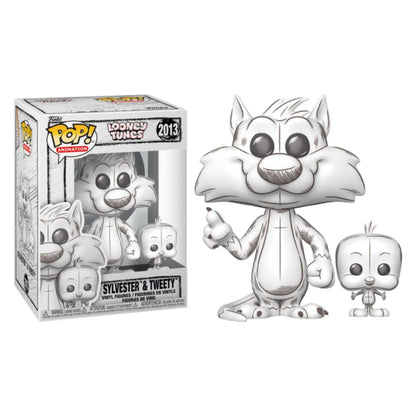 Looney Tunes: Sketched - Sylvester & Tweety Pop! Vinyl
