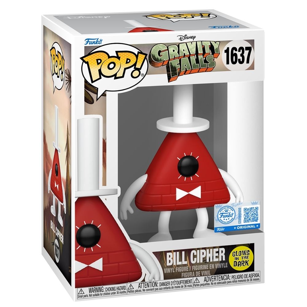 Gravity Falls - Bill Cipher Glow in the Dark US Exclusive Pop! Vinyl
