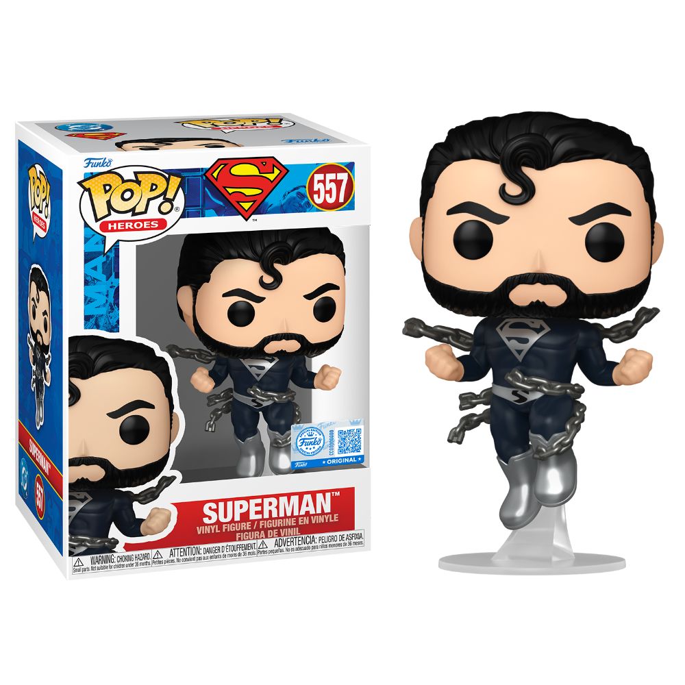 DC Comics - Superman: Lois &amp; Clark - Superman (Black Suit) US Exclusive Pop! Vinyl