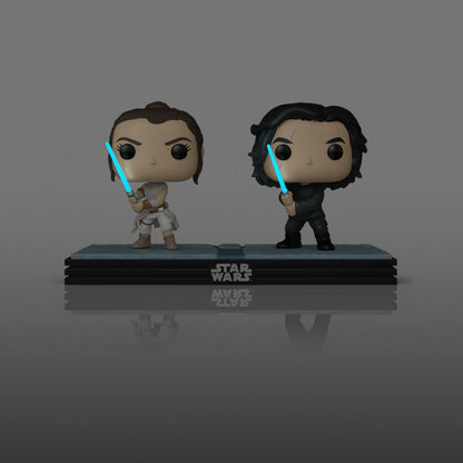 Star Wars - Rey & Kylo Ren Glow In The Dark US Exclusive Pop! Vinyl Moment