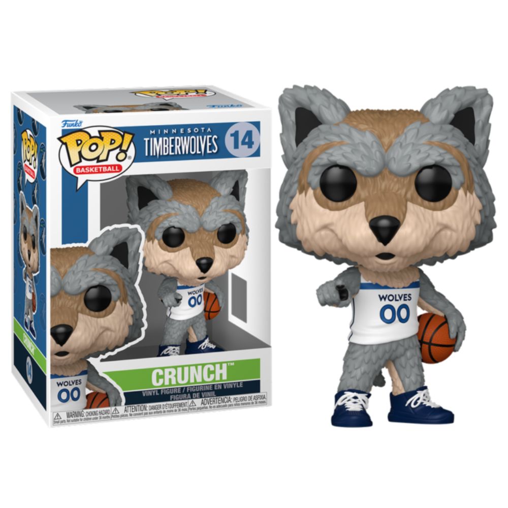 NBA Basketball: Mascots - Crunch Minnesota Timberwolves Pop! Vinyl
