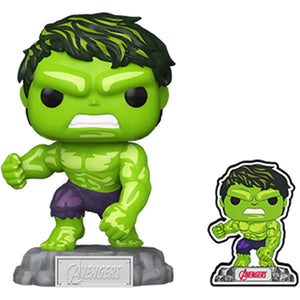 Avengers 60th - Hulk (Comic) with Pin US Exclusive Pop! Vinyl