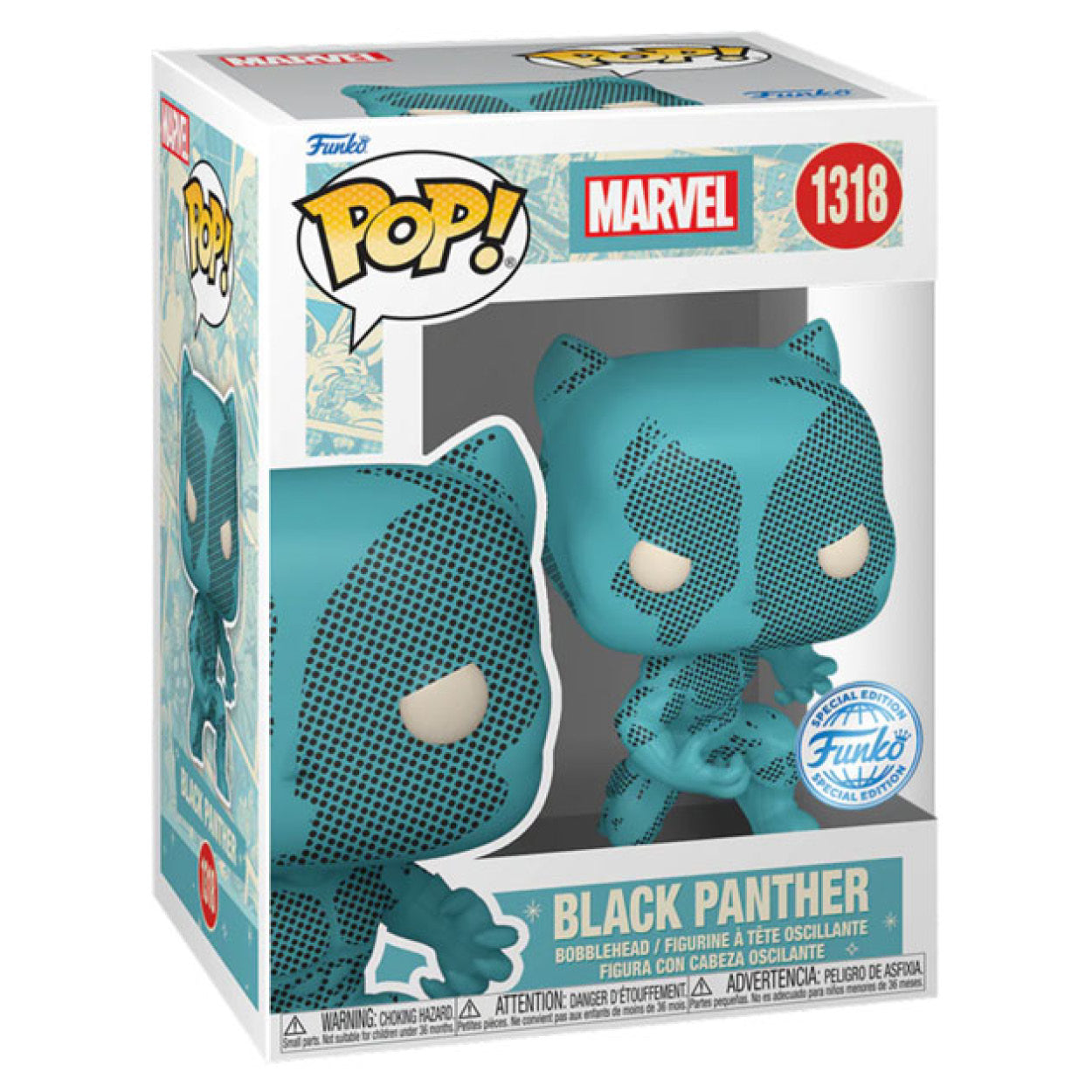 Marvel Comics: D100 - Black Panther Retro Reimagined US Exclusive Pop! Vinyl