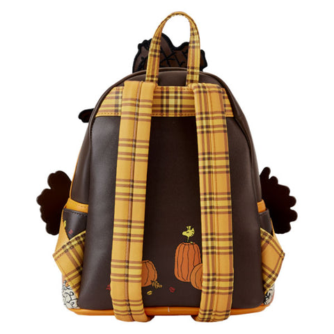 Image of Loungefly - Peanuts - Snoopy Scarecrow Cosplay Mini Backpack