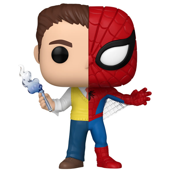 Marvel: Split - Spiderman Peter Parker Pop! Vinyl