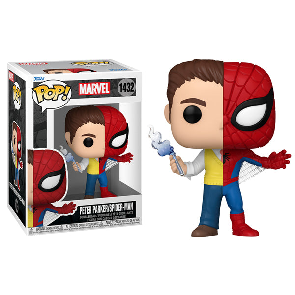Marvel: Split - Spiderman Peter Parker Pop! Vinyl