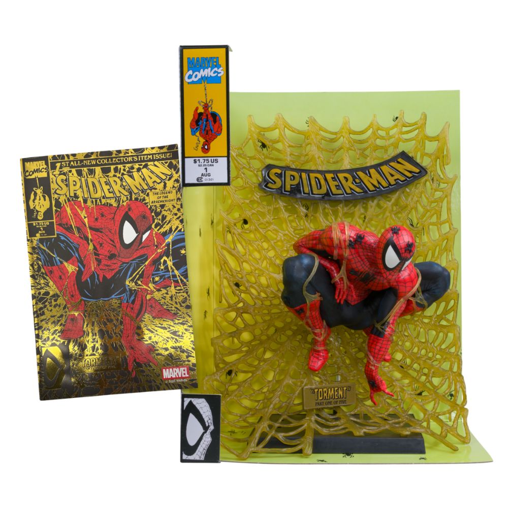 Marvel Comics - Spider-Man by Todd Mcfarlane (Spider-Man #1) Gold Label 1:6 Scale Figure