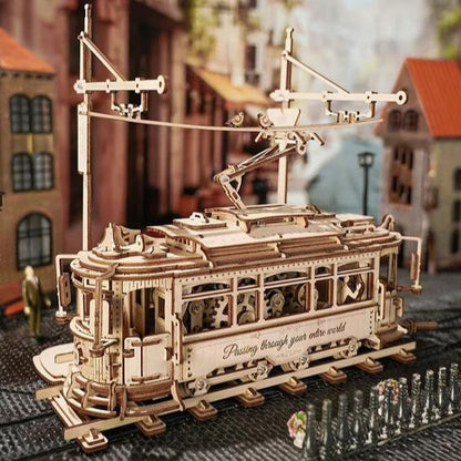 Robotime Mechanical Models Classic City Tram