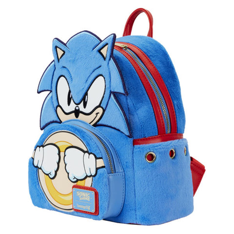 Image of Loungefly - Sonic the Hedgehog - Classic Plush Cosplay Mini Backpack