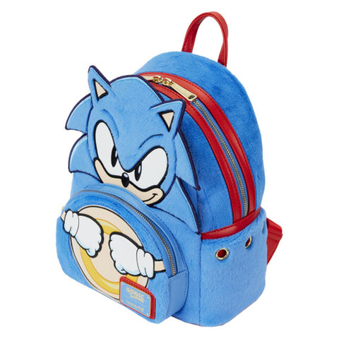 Image of Loungefly - Sonic the Hedgehog - Classic Plush Cosplay Mini Backpack