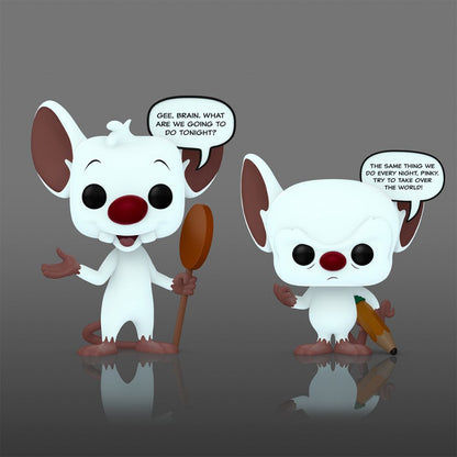Pinky & The Brain - Pinky & The Brain Pop! Sayings Glow in the Dark US Exclusive Pop! Vinyl 2 Pack