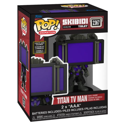 Skibidi Toilet - Titan TV Man with Light & Sound Pop! Vinyl
