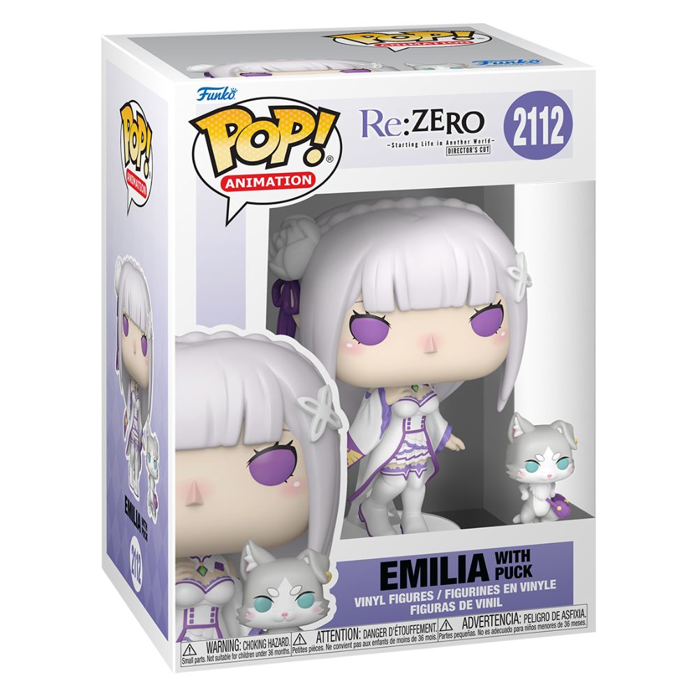 Re:ZERO - Emilia & Puck Pop! Vinyl