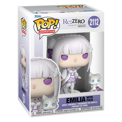 Re:ZERO - Emilia & Puck Pop! Vinyl