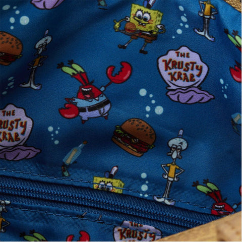 Image of Loungefly - Spongebob Squarepants - 25th Anniversary Krusty Krab Crossbody Bag