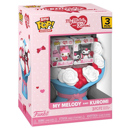 Hello Kitty & Friends - My Melody & Kuromi Valentine Bitty Pop! Vinyl Bouquet